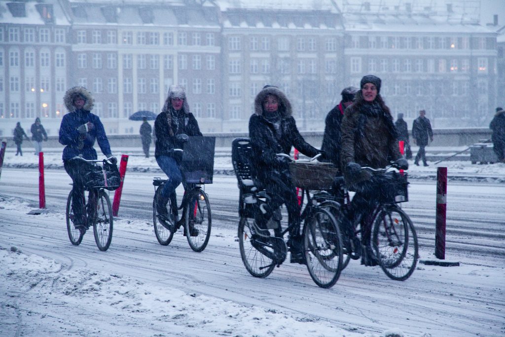 Cyclistes à Copenhague